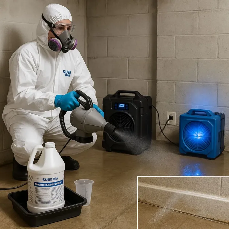 Sanitization and Odor Removal process in Mission Bend, TX